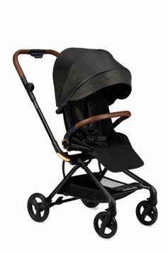 Коляска прогулянкова MoMi ADELLE Black and Gold &mdash; купити в Bubbleshop