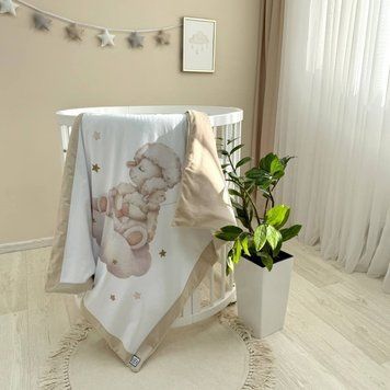 Плед-конверт з ковдрою Овечки/велюр &mdash; купити в Bubbleshop