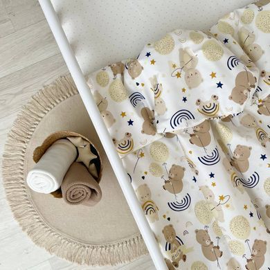 Підковдра 90х110 поплін Ведмедик з кульками &mdash; купити в Bubbleshop