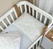 Змінна постіль Baby Mix Зайчики бежеві на білому
