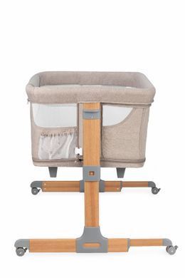 Ліжечко дитяче прямокутне MoMI SMART BED 4in1 Beige &mdash; купити в Bubbleshop