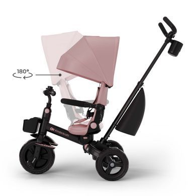 Триколісний велосипед Kinderkraft Aveo 2 Plus Pink (KRAVEO02PNK0000) &mdash; купити в Bubbleshop