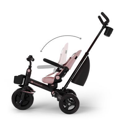Триколісний велосипед Kinderkraft Aveo 2 Plus Pink (KRAVEO02PNK0000) &mdash; купити в Bubbleshop