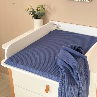 Матрацик на пеленальний столик синій 50х70+/-2 см &mdash; купити в Bubbleshop