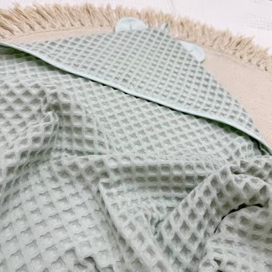 Рушник-куточок Грецька вафля мята 90х90 &mdash; купити в Bubbleshop
