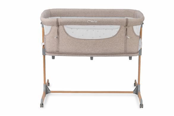 Ліжечко дитяче прямокутне MoMI SMART BED 4in1 Beige &mdash; купити в Bubbleshop