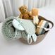 Рушник-куточок Грецька вафля мята 90х90