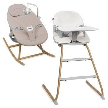Стільчик для годування Lionelo DALIA SET GREY STONE NATURZAL &mdash; купити в Bubbleshop