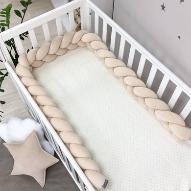 Бортик-коса крем &mdash; купити в Bubbleshop