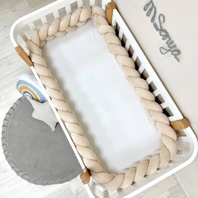Бортик-коса крем &mdash; купити в Bubbleshop