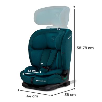 Автокрісло Kinderkraft Oneto3 i-Size Harbour Blue (KCONE300BLU0000) KCONE300BLU0000 фото