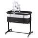 Ліжечко дитяче прямокутне MoMi REVO Dark Gray