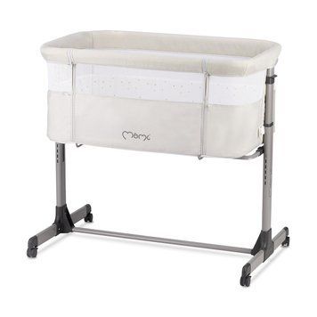 Ліжечко дитяче прямокутне MoMi REVO Light Gray &mdash; купити в Bubbleshop