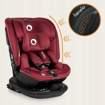 Дитяче автокрісло Lionelo BASTIAAN RWF I-SIZE RED BURGUNDY &mdash; купити в Bubbleshop