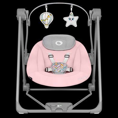 Шезлонг Lionelo OTTO PINK BABY &mdash; купити в Bubbleshop