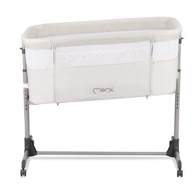 Ліжечко дитяче прямокутне MoMi REVO Light Gray &mdash; купити в Bubbleshop