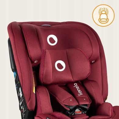 Дитяче автокрісло Lionelo BASTIAAN RWF I-SIZE RED BURGUNDY &mdash; купити в Bubbleshop