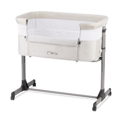 Ліжечко дитяче прямокутне MoMi REVO Light Gray &mdash; купити в Bubbleshop