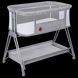 Ліжечко приставне Lionelo LUNA GREY CONCRETE
