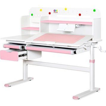 Дитячий стіл Evo-kids TH-360 Plus Pink  &mdash; купити в Bubbleshop