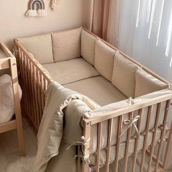 Комплект постільної білизни для новонародженого Velvet моко &mdash; купити в Bubbleshop