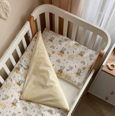 Змінна постіль Baby Mix Ведмедик boy жовтий &mdash; купити в Bubbleshop