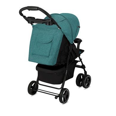 Прогулянкова коляска MoMi ISLA Melange Green &mdash; купити в Bubbleshop