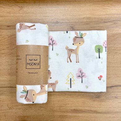 Пелюшка фланель Газелі &mdash; купити в Bubbleshop