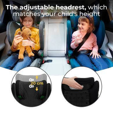 Автокрісло Kinderkraft Junior Fix 2 i-Size Graphite Black (KCJUFI20BLK0000) &mdash; купити в Bubbleshop