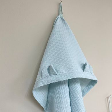 Рушник-куточок вафля айс 90х100 &mdash; купити в Bubbleshop