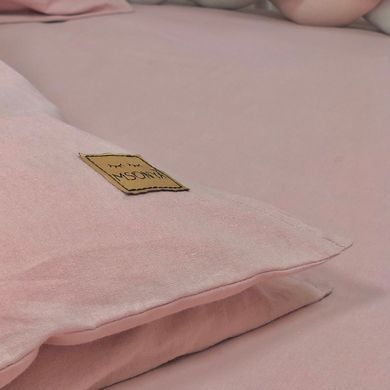 Комплект постільної білизни підліток варена бавовна пудра &mdash; купити в Bubbleshop