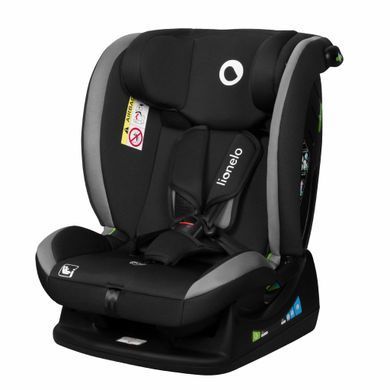 Дитяче автокрісло Lionelo AART I-SIZE GREY GRAPHITE &mdash; купити в Bubbleshop