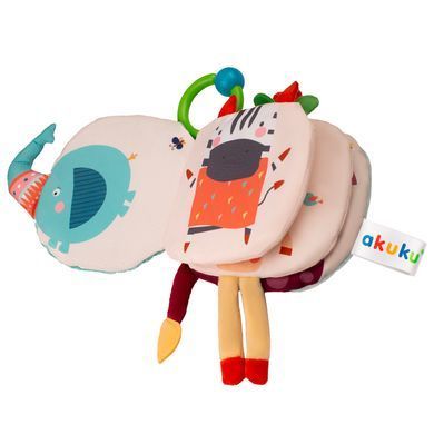 Сенсорна книга, Слоник Akuku A0672 &mdash; купити в Bubbleshop