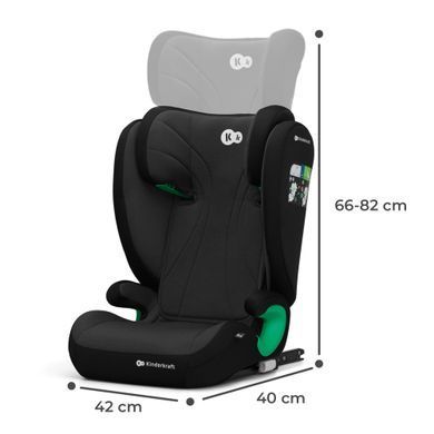 Автокрісло Kinderkraft Junior Fix 2 i-Size Graphite Black (KCJUFI20BLK0000) &mdash; купити в Bubbleshop