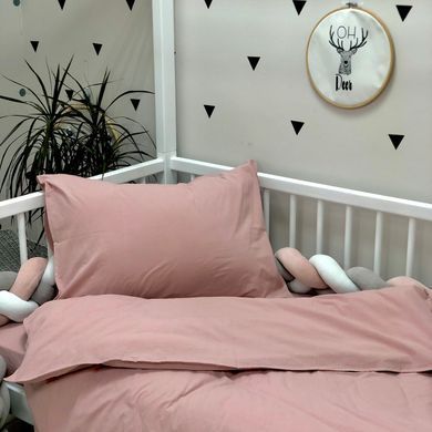 Комплект постільної білизни підліток варена бавовна пудра &mdash; купити в Bubbleshop