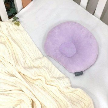 Подушка анатомічна велюр Ліла &mdash; купити в Bubbleshop