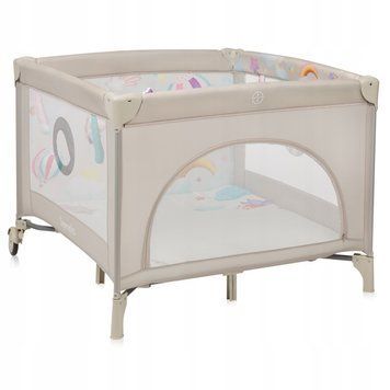 Манеж Lionelo MILLE PLUS GREY BEIGE &mdash; купити в Bubbleshop