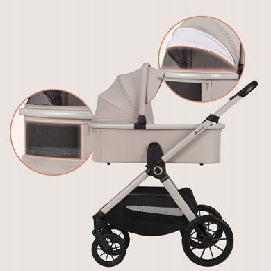 Універсальна коляска 2 в 1 Lionelo LAYLA 2IN1 BEIGE SAND &mdash; купити в Bubbleshop