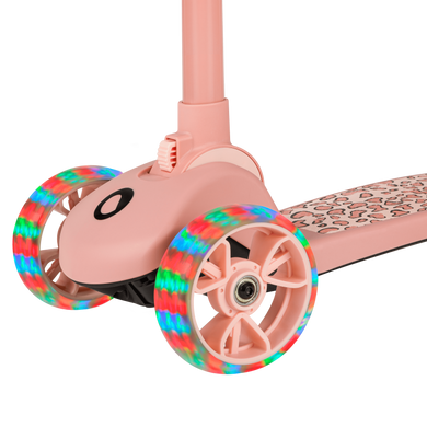 Дитячий самокат Lionelo FRANKY PINK ROSE &mdash; купити в Bubbleshop