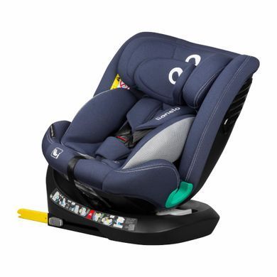 Дитяче автокрісло Lionelo BASTIAAN ONE I-SIZE BLUE NAVY &mdash; купити в Bubbleshop