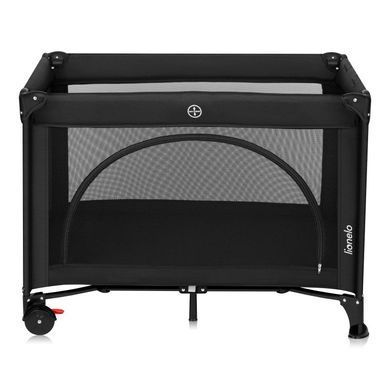 Ліжечко-манеж Lionelo LAURA BLACK CARBON &mdash; купити в Bubbleshop