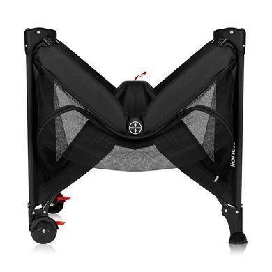 Ліжечко-манеж Lionelo LAURA BLACK CARBON &mdash; купити в Bubbleshop