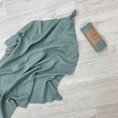 Пелюшка муслін двошарова Темна мята &mdash; купити в Bubbleshop