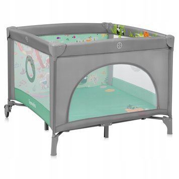 Манеж Lionelo MILLE PLUS GREY GREEN &mdash; купити в Bubbleshop