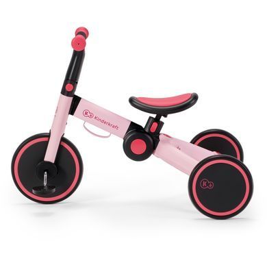 Триколісний велосипед 3 в 1 Kinderkraft 4TRIKE Candy Pink (KR4TRI00PNK0000) &mdash; купити в Bubbleshop