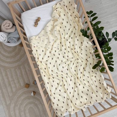 Пелюшка муслін Сонечко на айворі &mdash; купити в Bubbleshop