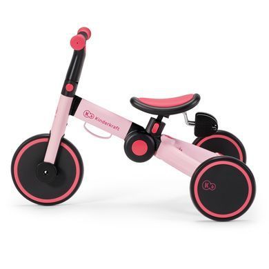Триколісний велосипед 3 в 1 Kinderkraft 4TRIKE Candy Pink (KR4TRI00PNK0000) &mdash; купити в Bubbleshop