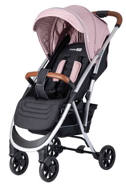 Прогулочная коляска для ребенка FreeON LUX Premium Dusty Pink-Black sf43568 фото