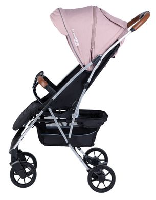 Прогулочная коляска для ребенка FreeON LUX Premium Dusty Pink-Black sf43568 фото