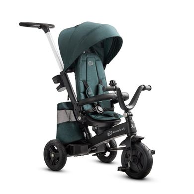 Триколісний велосипед Kinderkraft Easytwist Midnight Green (KKRETWIGRE0000) KKRETWIGRE0000 фото